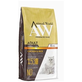 Animal World Cat Tavuklu Pirinçli Yetişkin Kedi Maması 15 kg